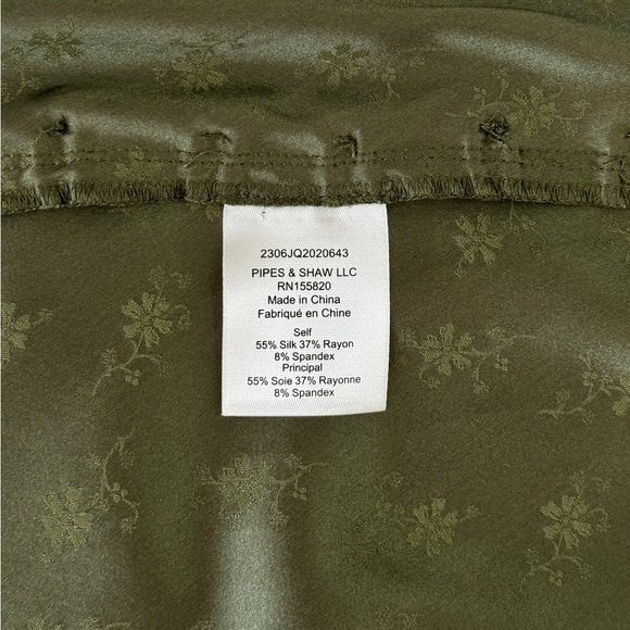 NWOT Veronica Beard Midi Silk Green Sleeveless Chapel Dress - Picture 7 of 7